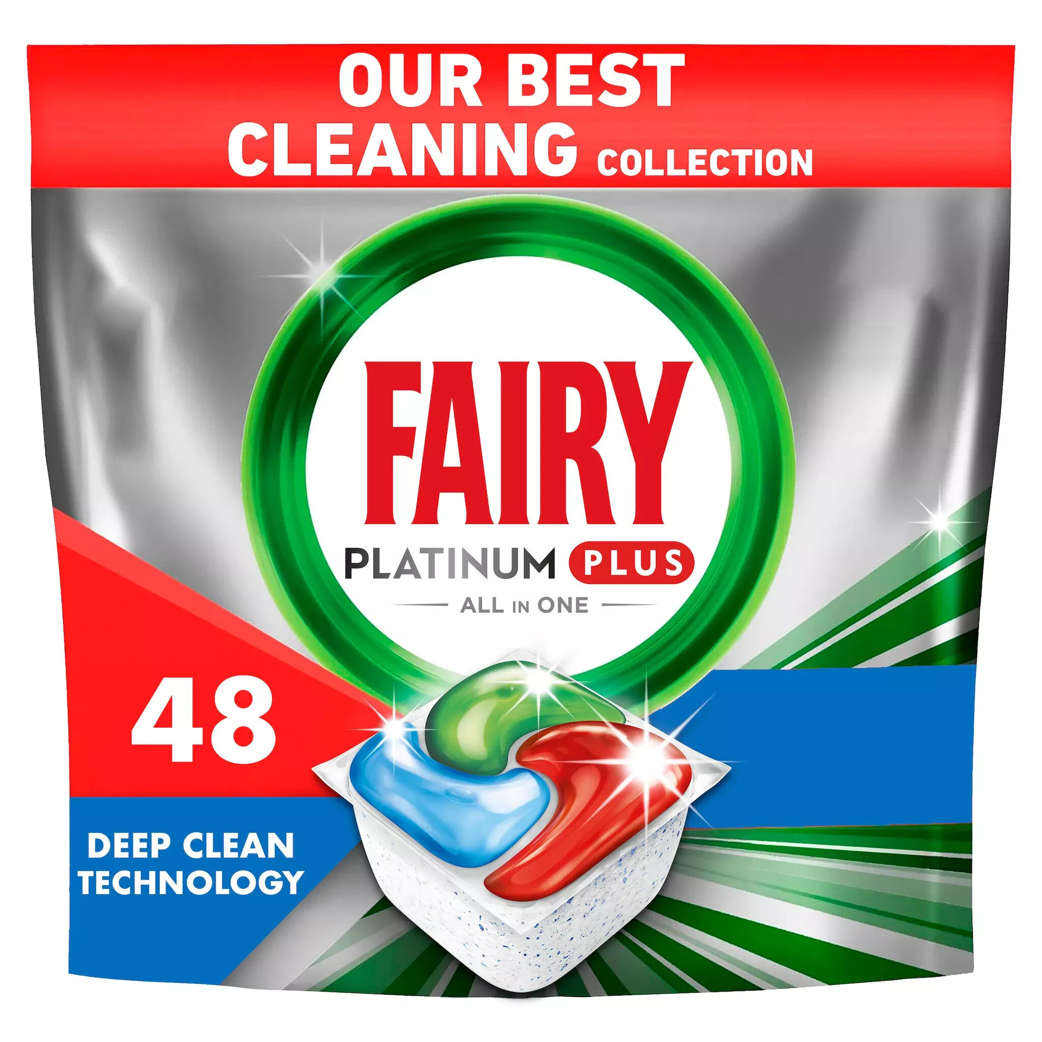 Fairy Spülmaschinen Tabs Platinum Plus Deep Clean - 48 Stück