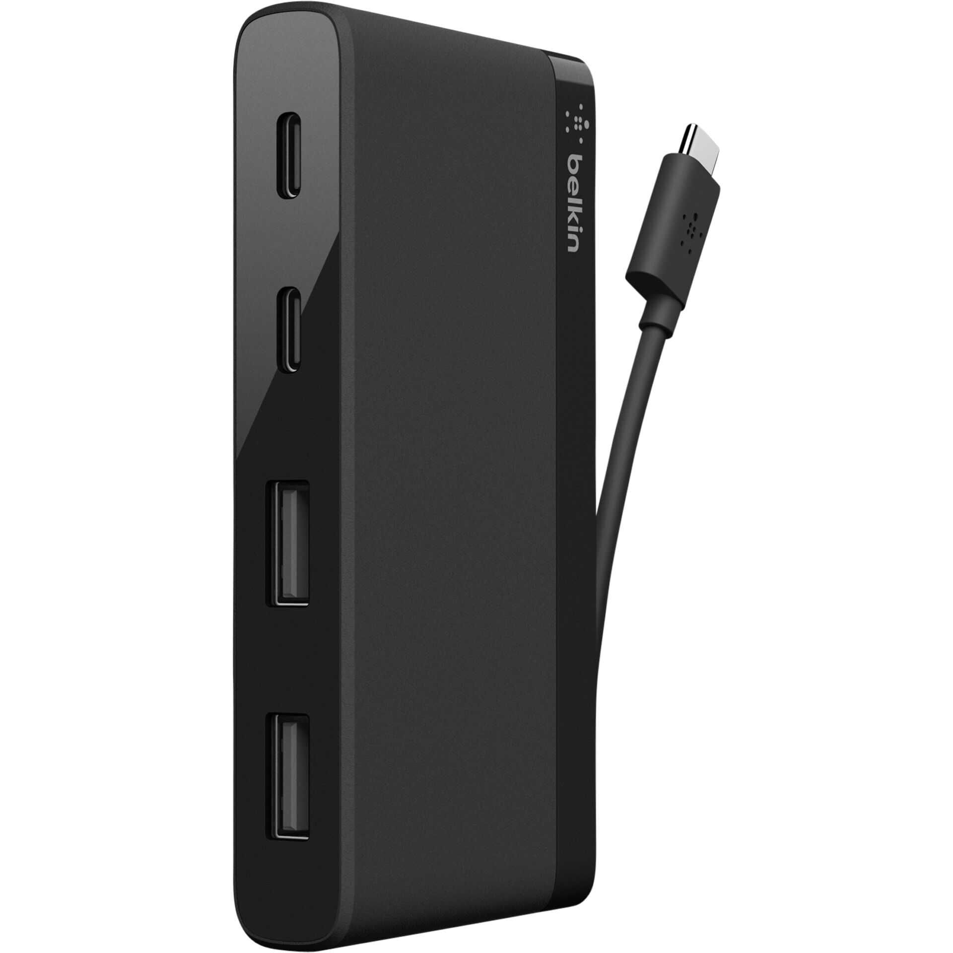 Belkin USB-C 4-Port Mini Hub - Hub - 4 x SuperSpeed USB 3.0 - Desktop