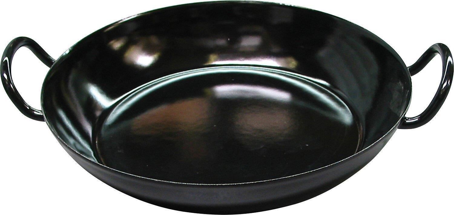 Riess Schlemmerpfanne Ø16cm Servierpfanne Classic Schwarz Emaille
