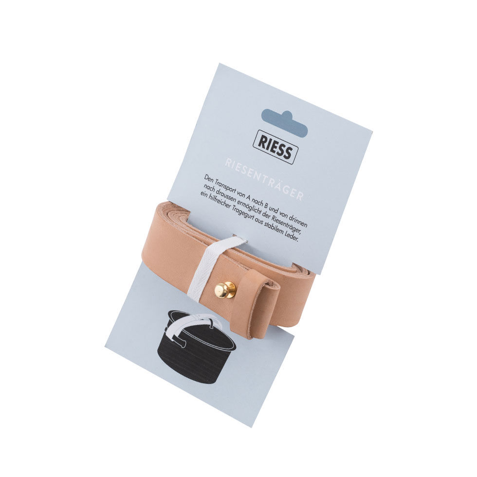 Riess Riesenträger Tragegurt für Töpfe der Serie Riesen&Zwerge 115x3,4cm Leder
