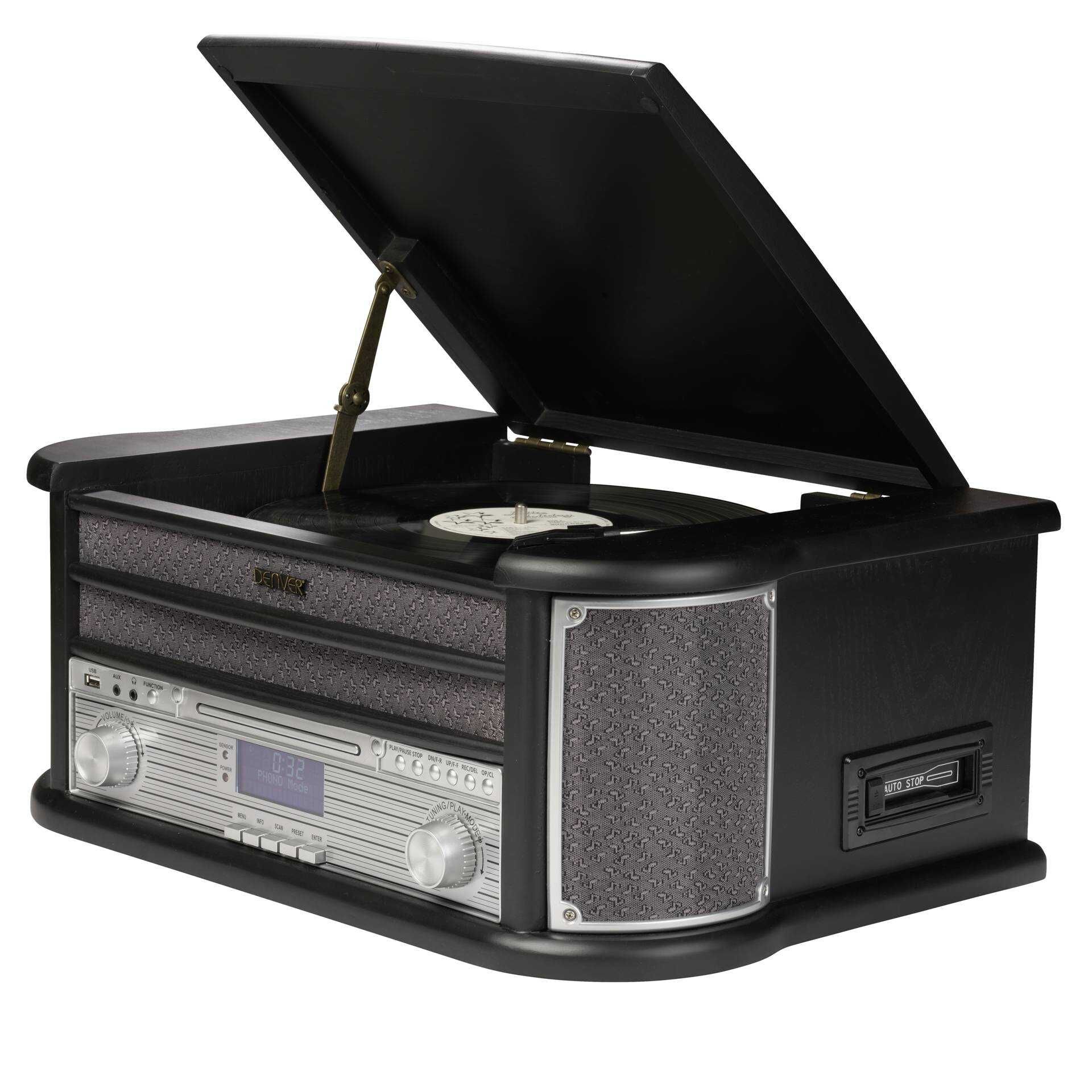 DENVER MRD-51BLACK - Audiosystem - 2 x 2.5 Watt - Schwarz