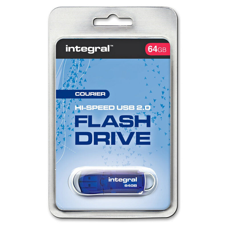 Integral USB Stick Courier 64GB bl (blau)