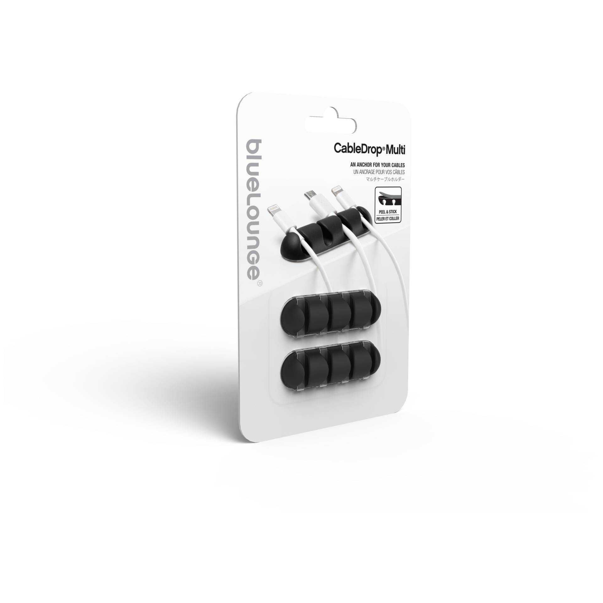 Bluelounge CableDrop Multi Black