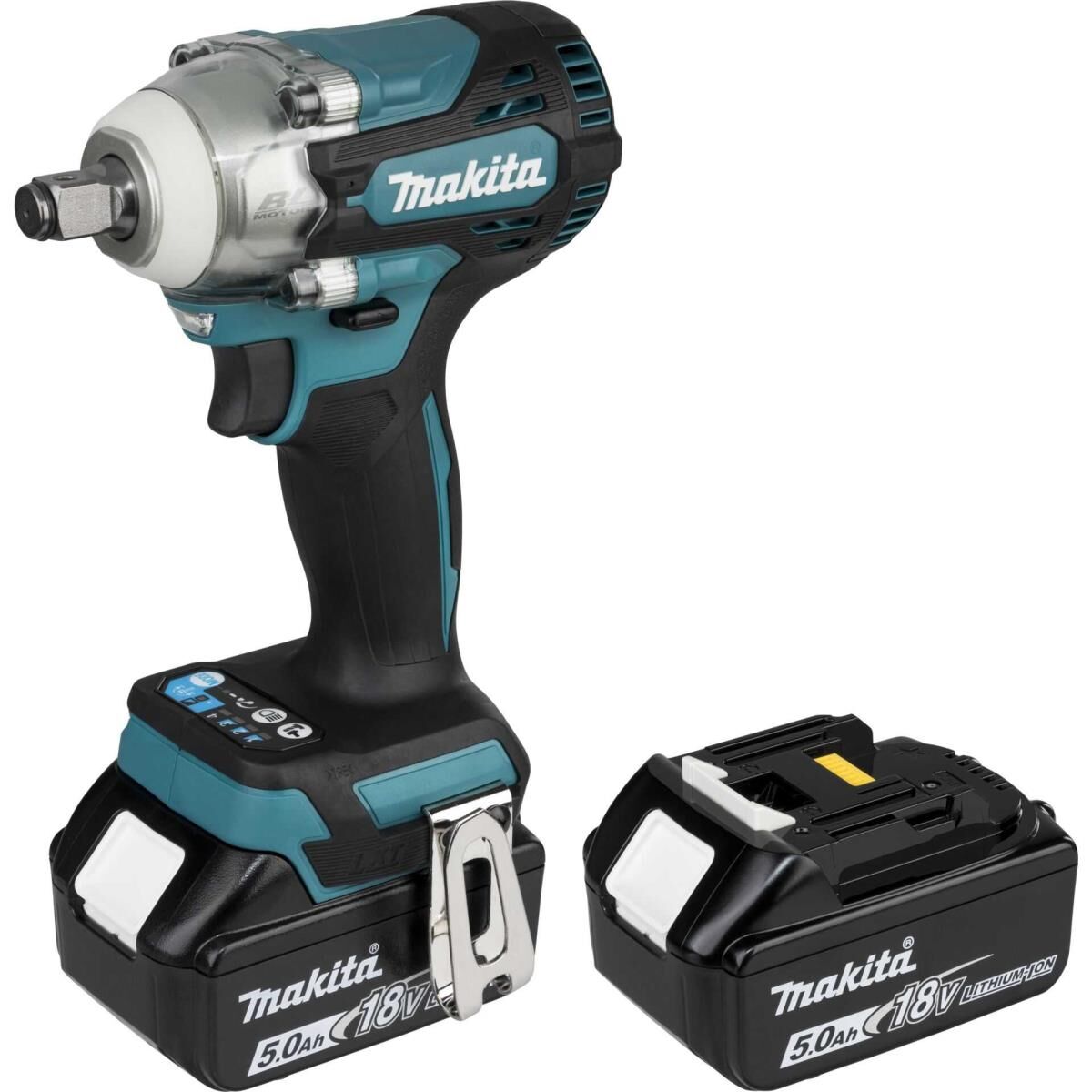 Makita DTW300RTJ - Schlagschrauber - schnurlos - 4 Geschwindigkeiten - 1/2 Zoll-Vierkantantrieb - 580 N·m