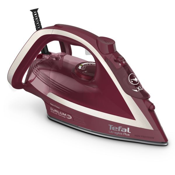 TEFAL Bügeleisen 2800W Durilium AirGlide Sohle S-Ab. burgunderrot FV 6820