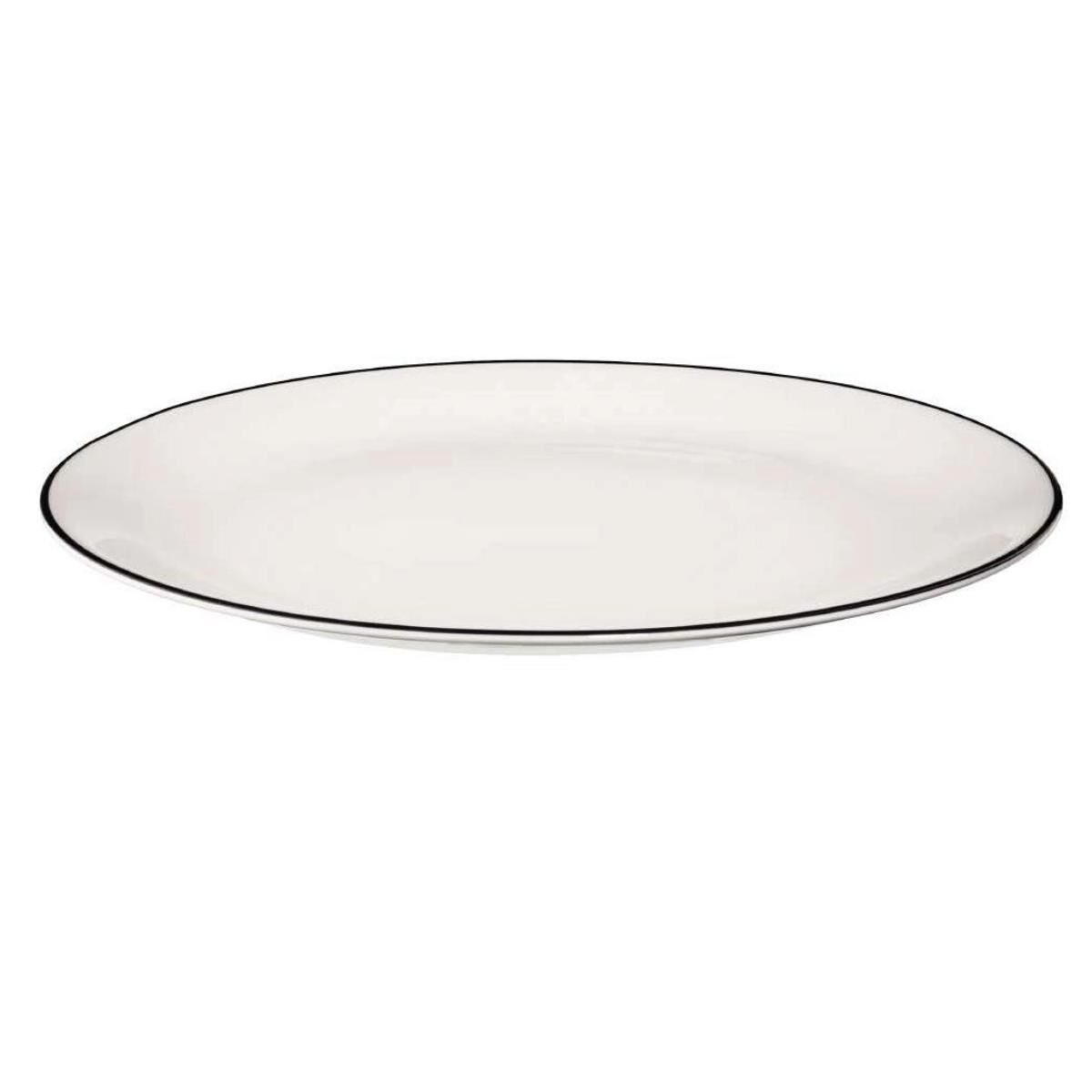 ASA Teller flach, ligne noire  d. 26,5 cm