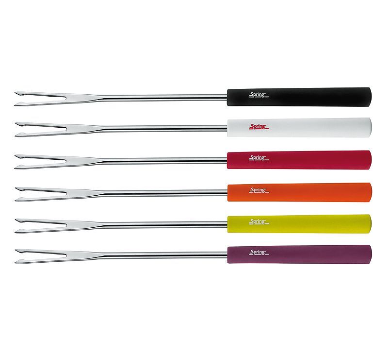 Spring Fleischfondue-Gabeln Basic bunt 6 Stk. Fondue