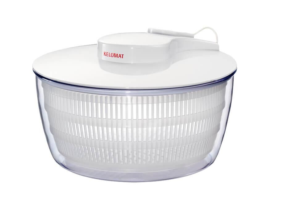 Kelomat Salatschleuder weiss Ø24 cm Kunststoff
