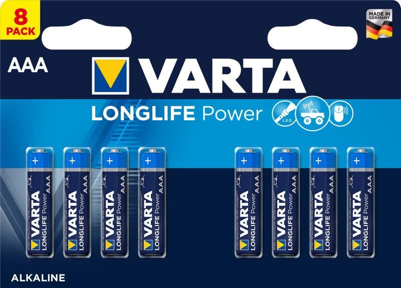 Varta 4903/LR03 LONGLIFE POWER Micro 8-er Blister