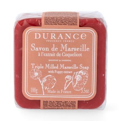 Durance Marseiller Seife mit Mohnextrakt 100gr Tradition Marseille