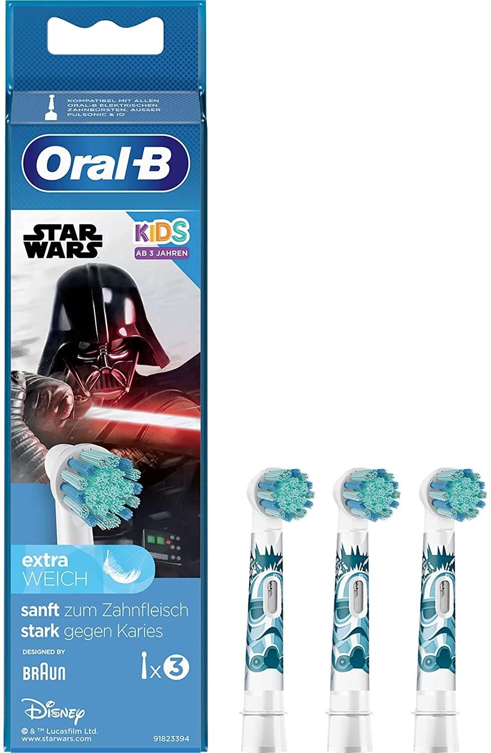 Oral-B Aufsteckbürsten StarWars 3er