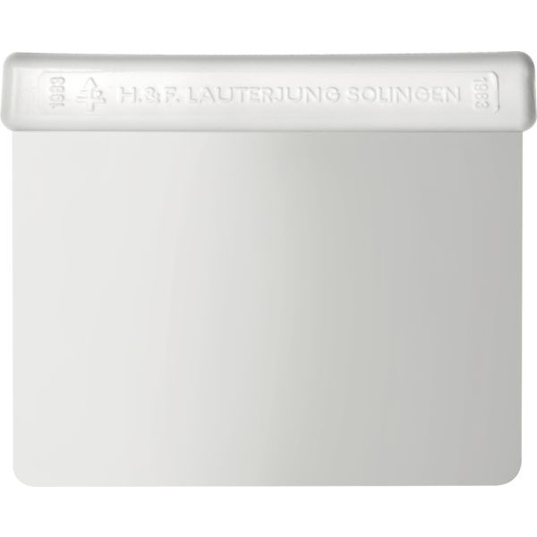 LAUTERJUNG  Bäckerspachtel rostfrei, eckige Form, Länge: 120 mm, Breite: 85 mm