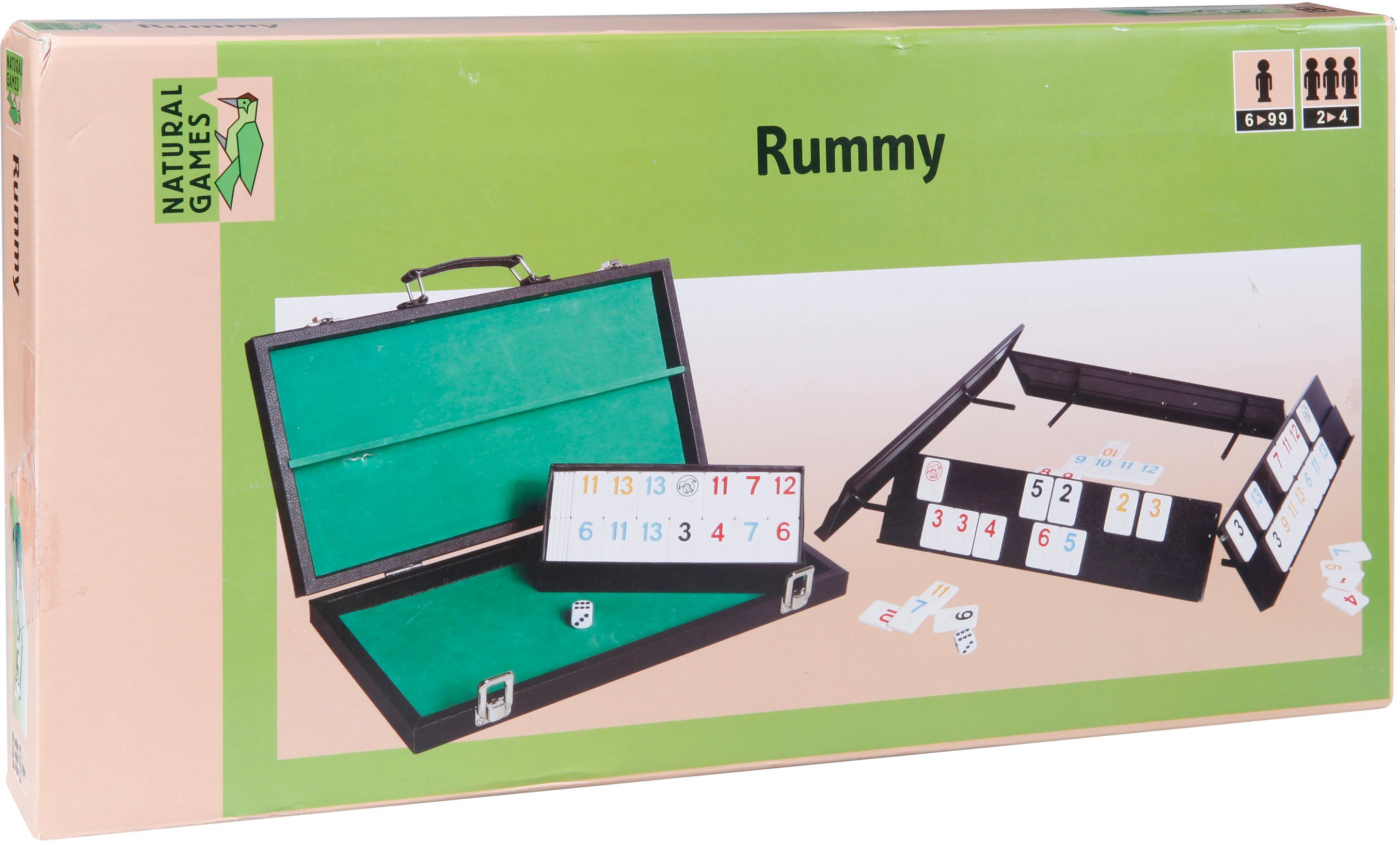 Natural Games Rummy im Koffer, 106 Steine 61096078