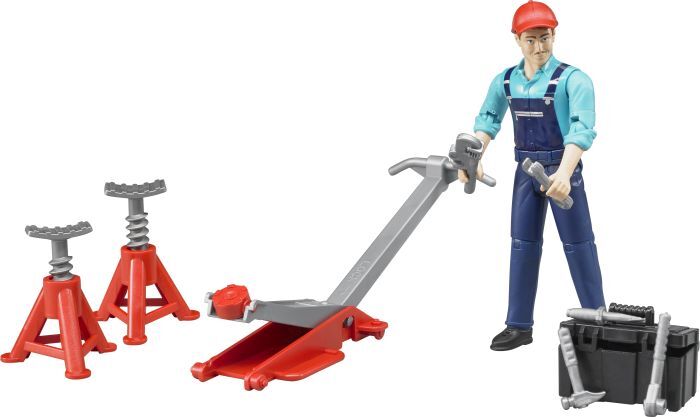 Bruder, Figurenset Werkstatt 62100, Bworld, 10,7x8x17 cm, 62100