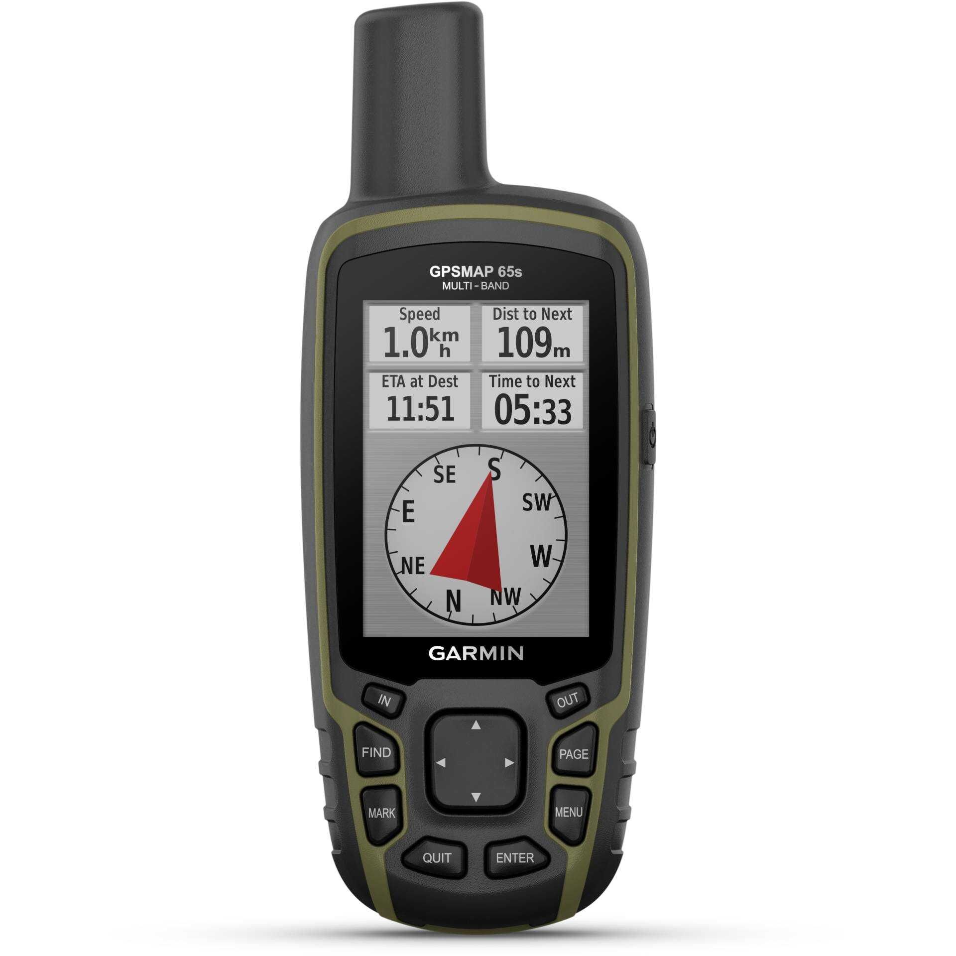 Garmin GPSMAP 65S - GPS/GLONASS/Galileo Navigator - Wandern 2.6"