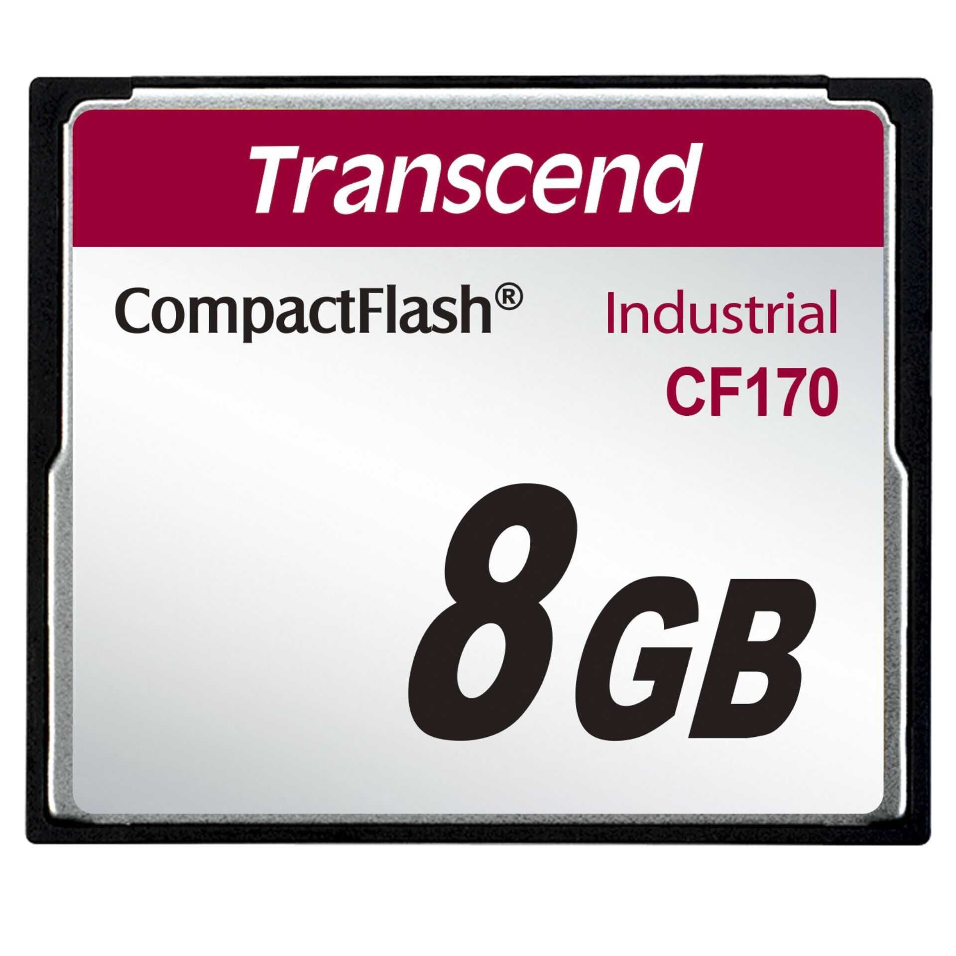 Transcend Industrial - Flash-Speicherkarte - 8 GB - 170x - CompactFlash
