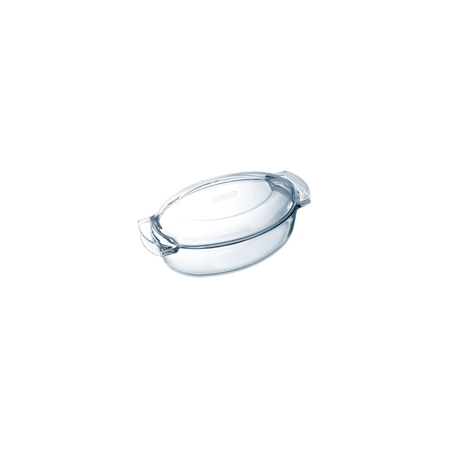 PYREX Bräter oval, mit Deckel, Inhalt: 4,40+1,10 Liter, Länge: 380 mm
