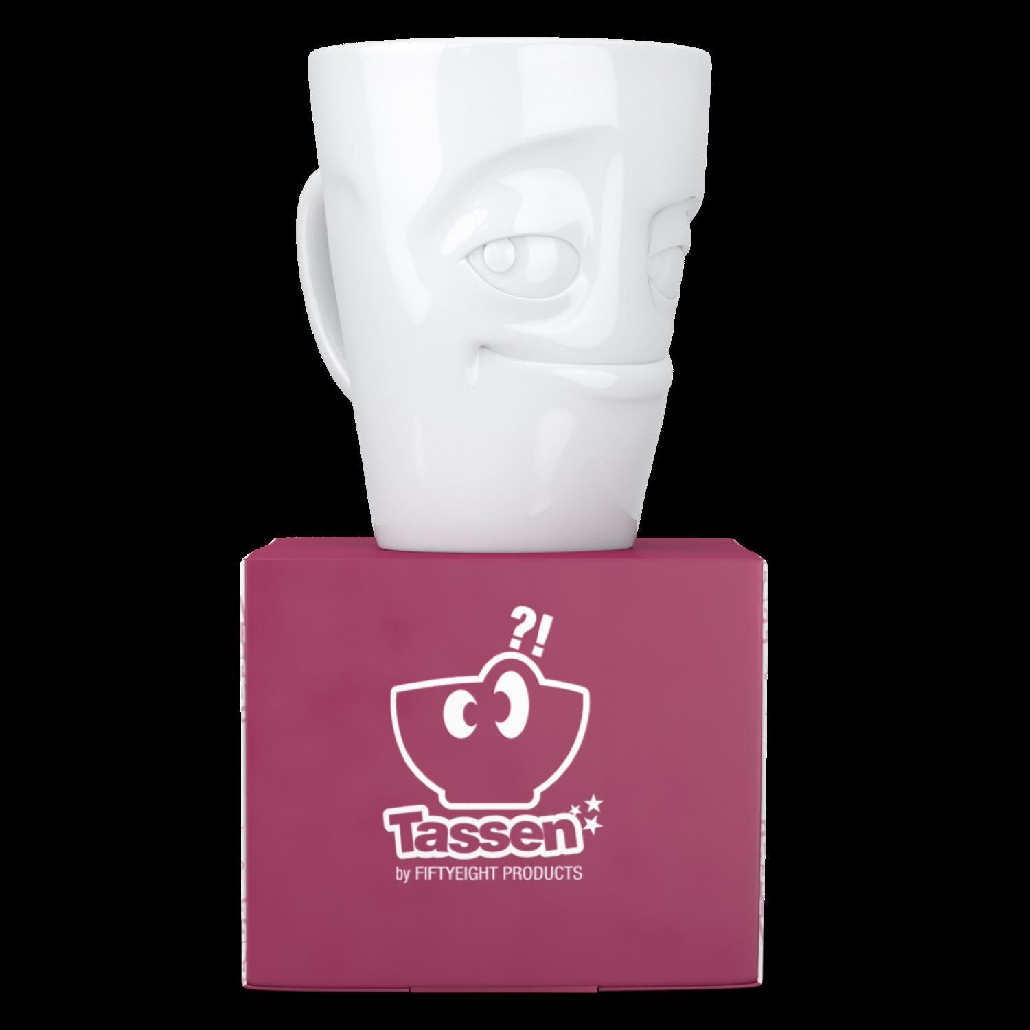 Fiftyeight Products Henkelbecher - verschmitzt weiß