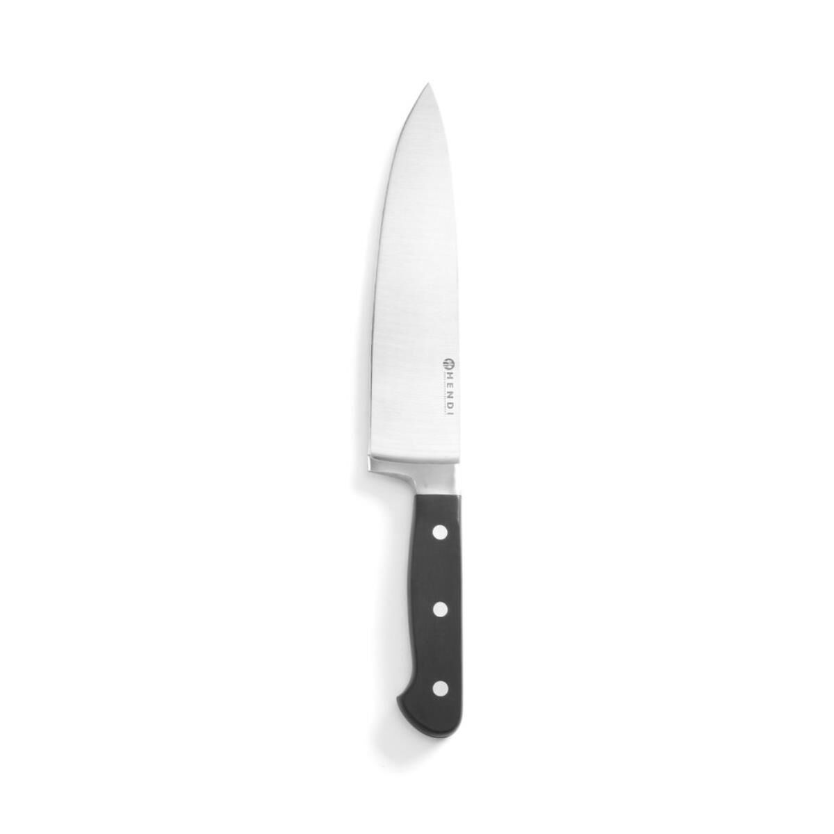 HENDI Kochmesser, Kitchen Line, Schwarz, (L)285mm