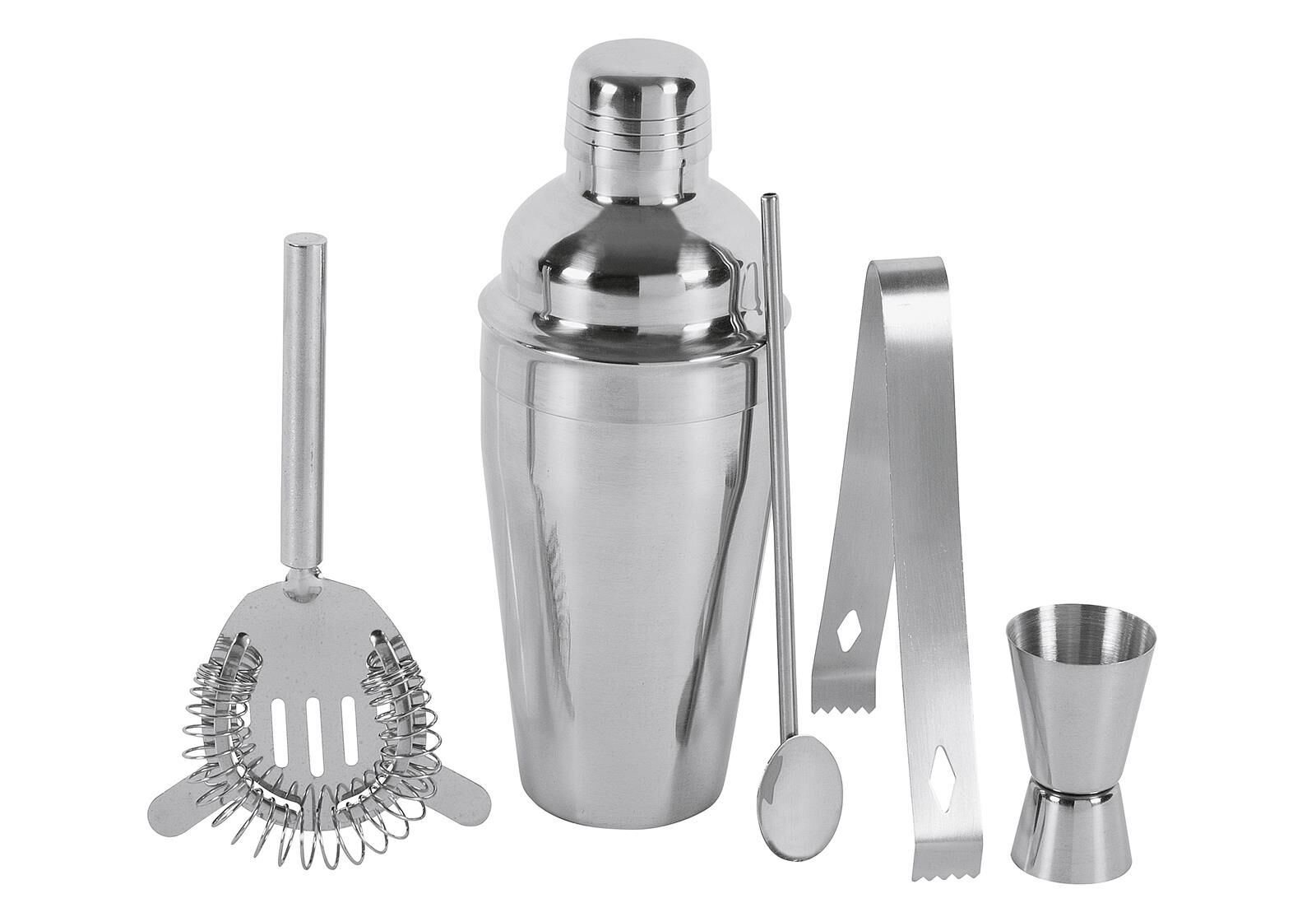 CILIO Bar-Set Edelstahl poliert 5teilig