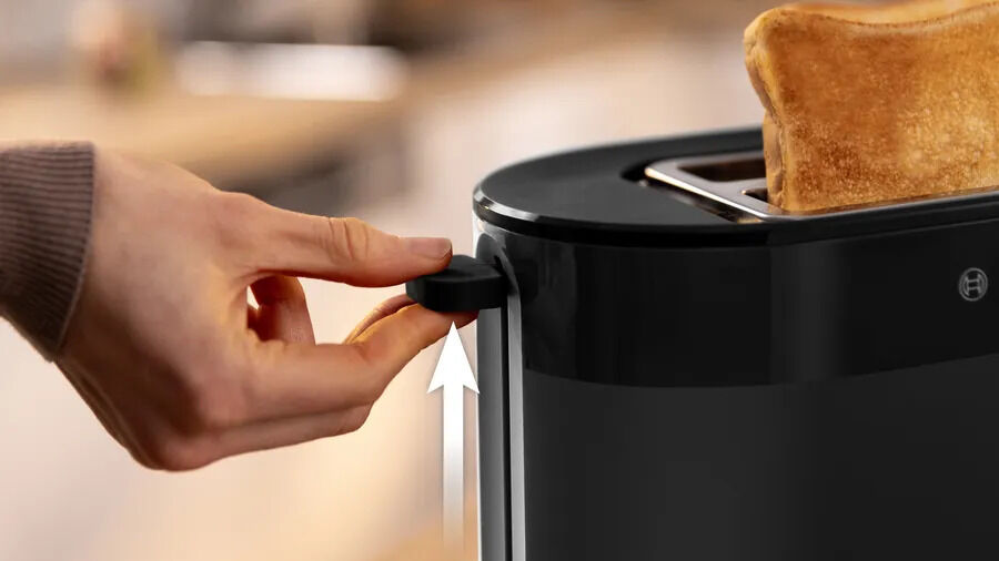 Bosch Kompakt Toaster TAT2M123 800 Watt Schwarz