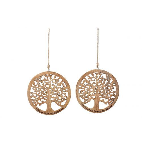 GILDE Holz Hänger Lebensbaum