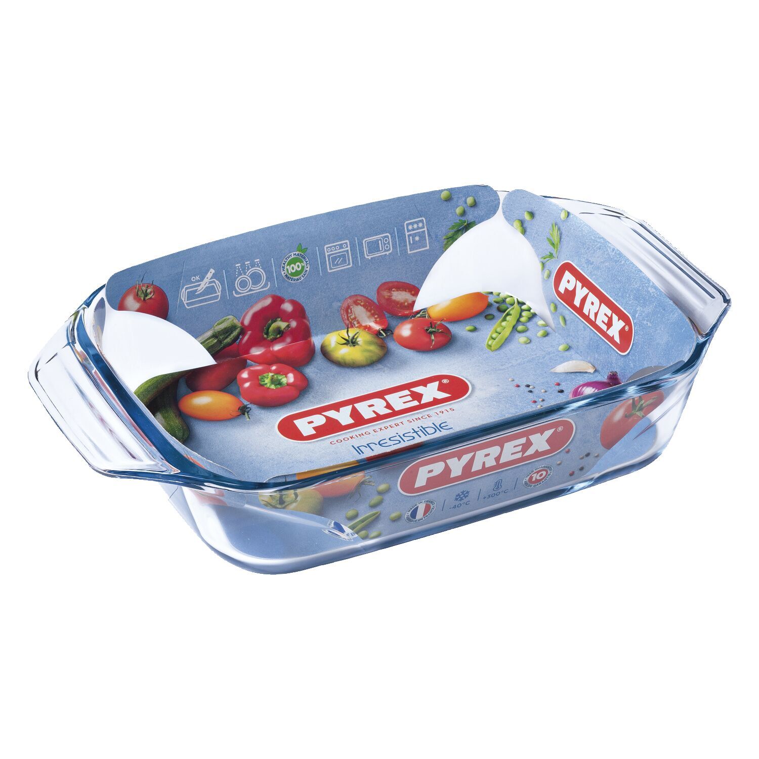 PYREX Bräter rechteckig, Inhalt: 2,20 Liter, Länge: 310 mm, Breite: 170 mm