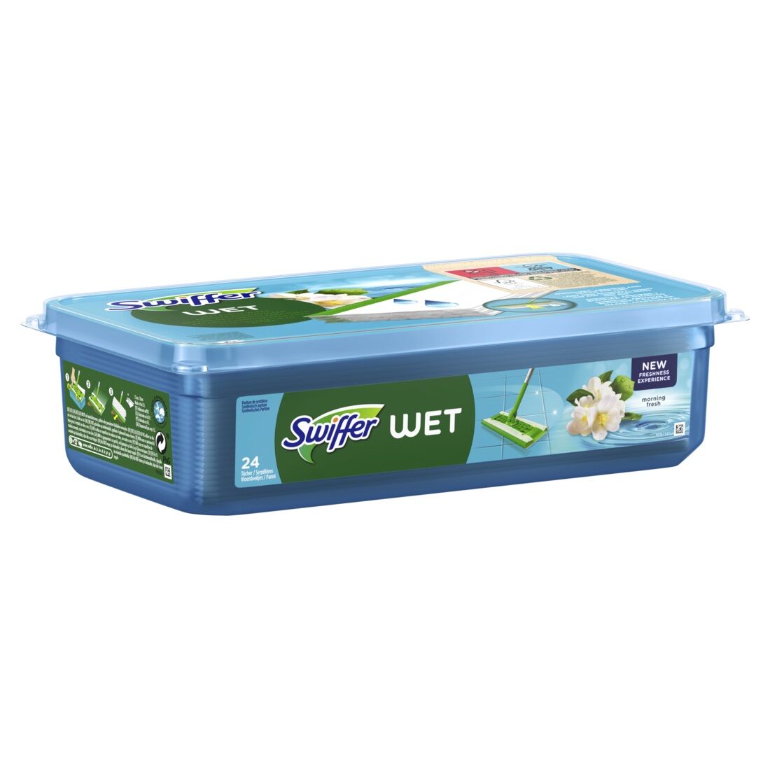 Swiffer Wet Wischtücher Nachfüllpackung 24er Morning Fresh