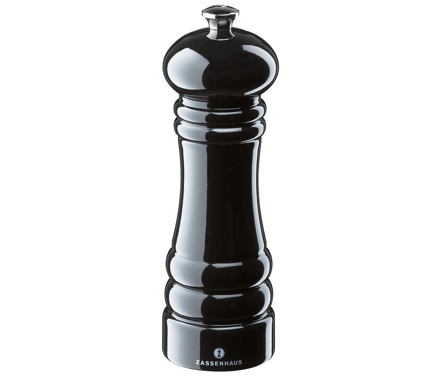 Zassenhaus Pfeffermühle Berlin 18 cm schwarz glänzend