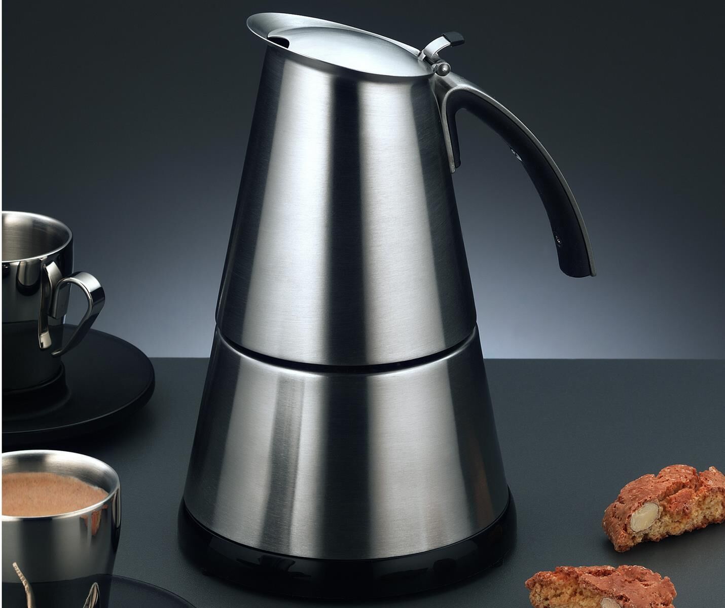 ROMMELSBACHER Espressokocher EKO 364/E, Edelstahlkanne 365 Watt