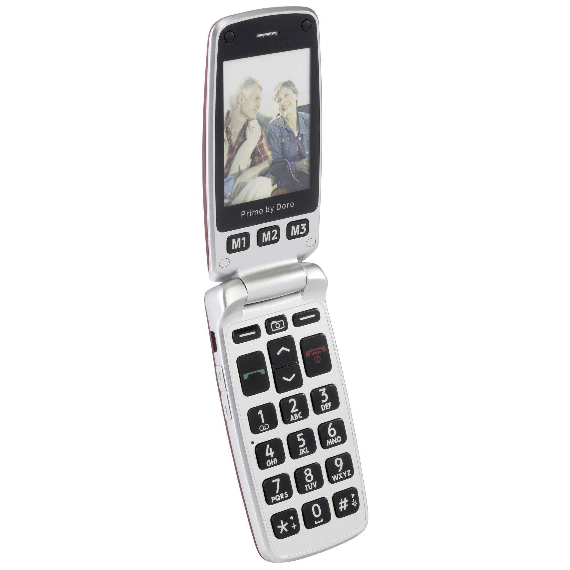 Doro Primo 413 - Mobiltelefon - microSD slot - GSM - 320 x 240 Pixel - TFT