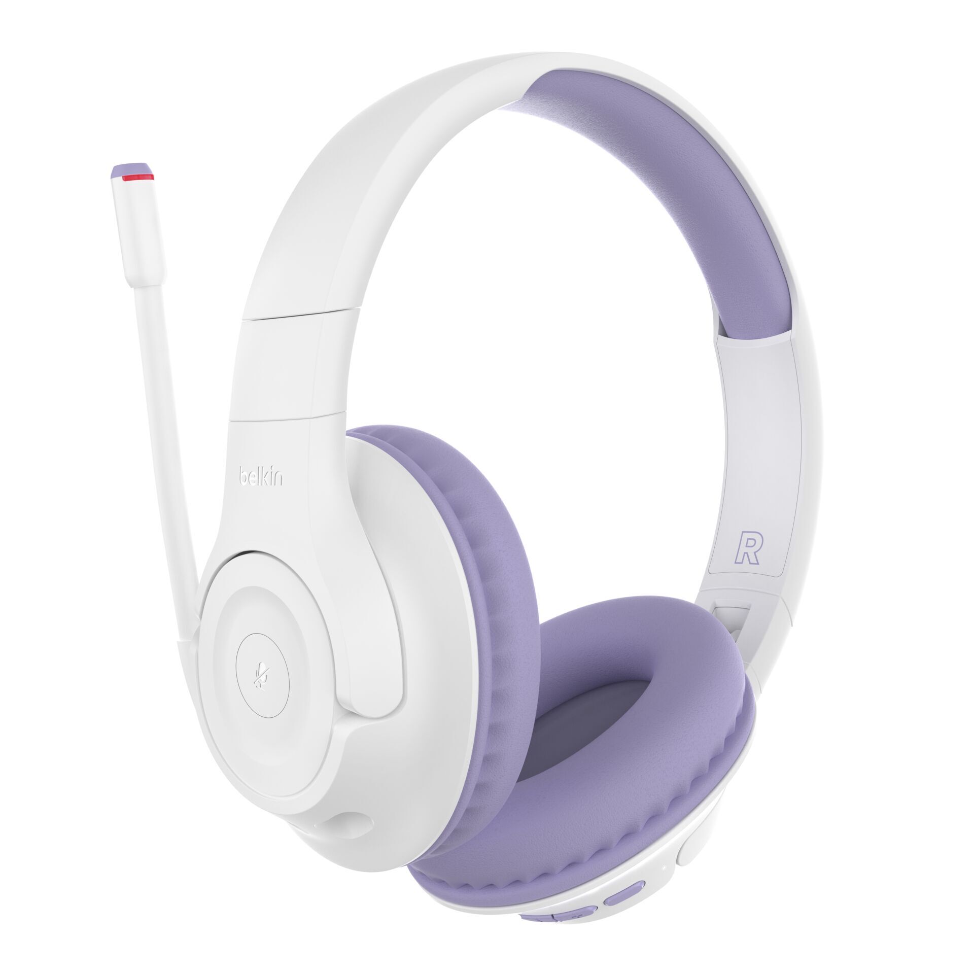 Belkin Soundform Inspirer On-Ear Kinder Kopfh.Bluet.weiß/lavendel
