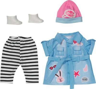Zapf Zapf 835258 BABY born Deluxe Jeans Kleid 43cm 835258