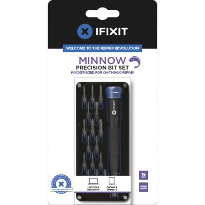iFixit Minnow - Präzisionsschraubenzieher mit Bit-Set - 17 Stücke - in Koffer