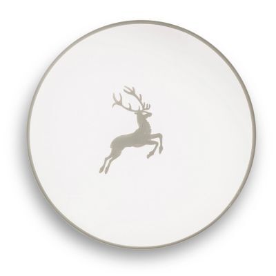 Gmundner Keramik Grauer Hirsch, Unterteller Cup (Ø 15cm)