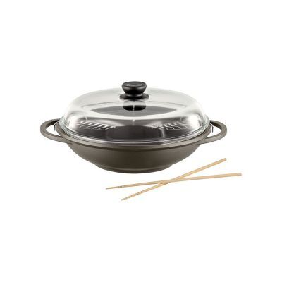 Berndes Bonanza Induction Wok mit Deckel und Zubehör 32cm